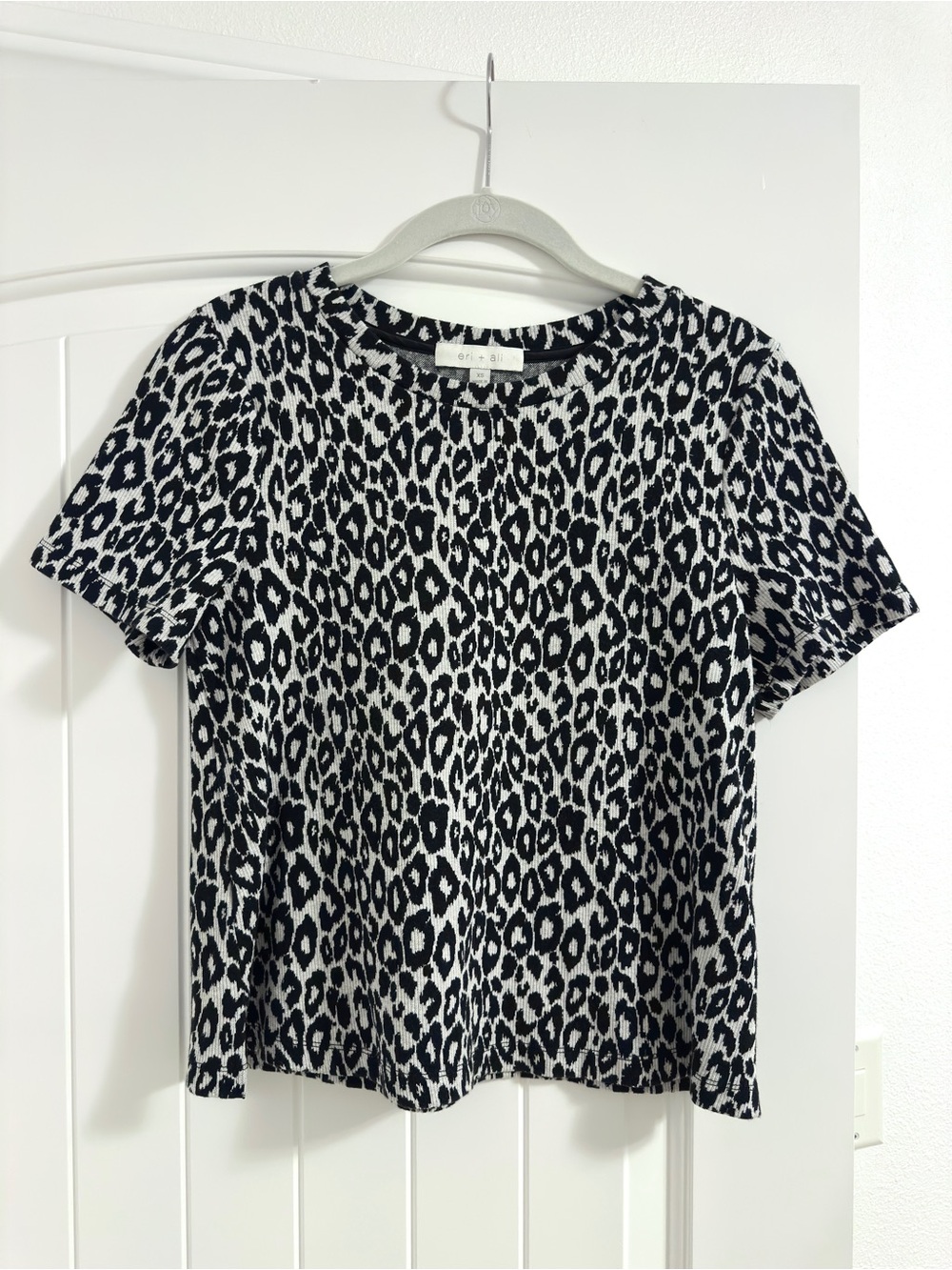 Anthropologie Eri+Ali Leopard Shirt XS